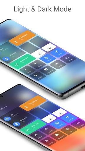 OS Style Control Center - Image screenshot of android app