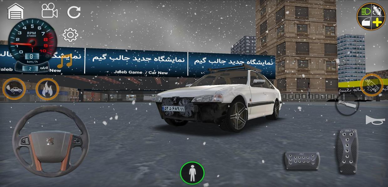 ماشين بازی پژو پارس - Gameplay image of android game