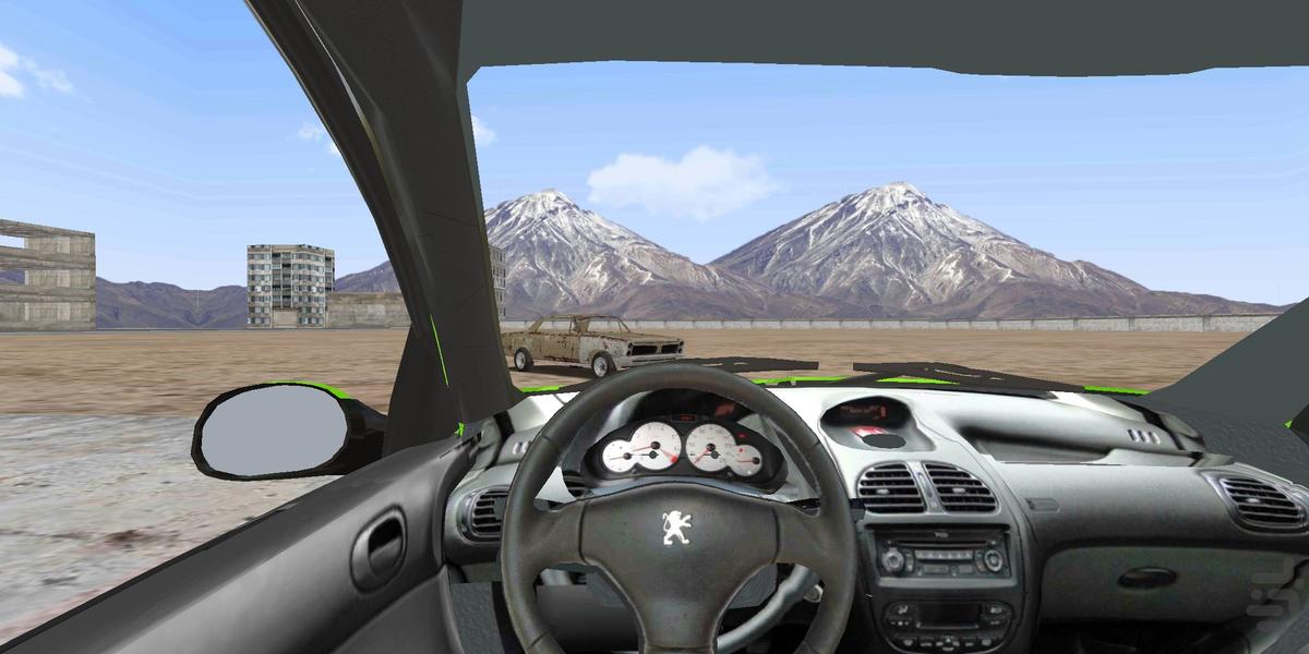 ماشین بازی پژو 206 - Gameplay image of android game