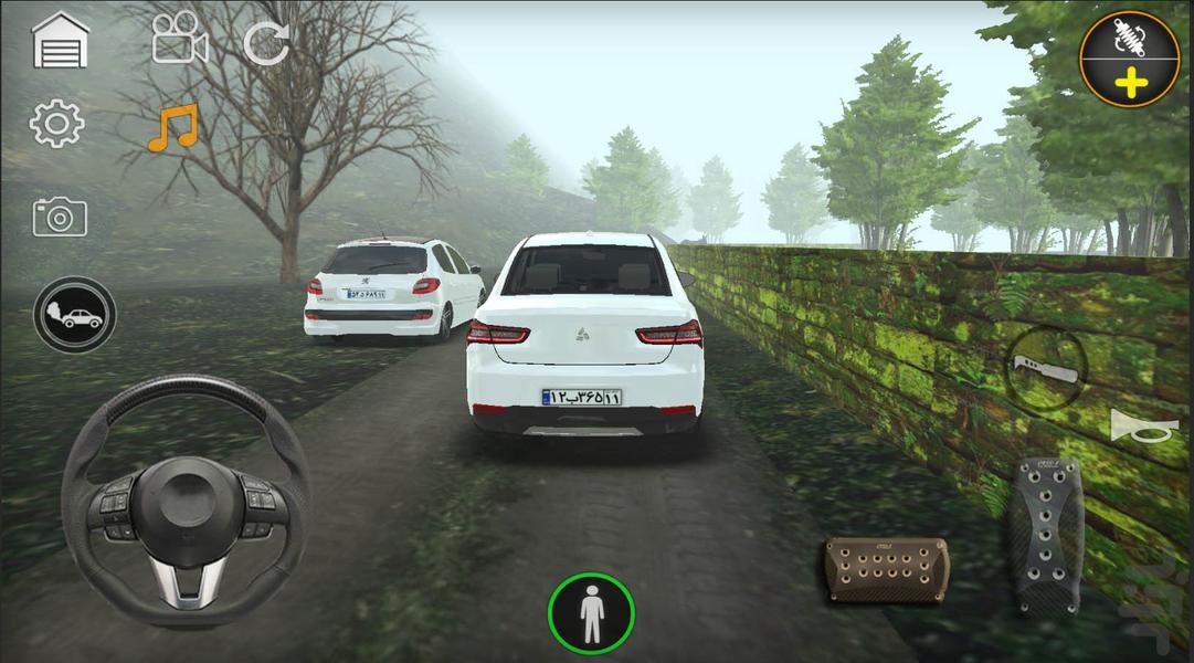 ماشین بازی پژو ۴۰۵ - عکس بازی موبایلی اندروید