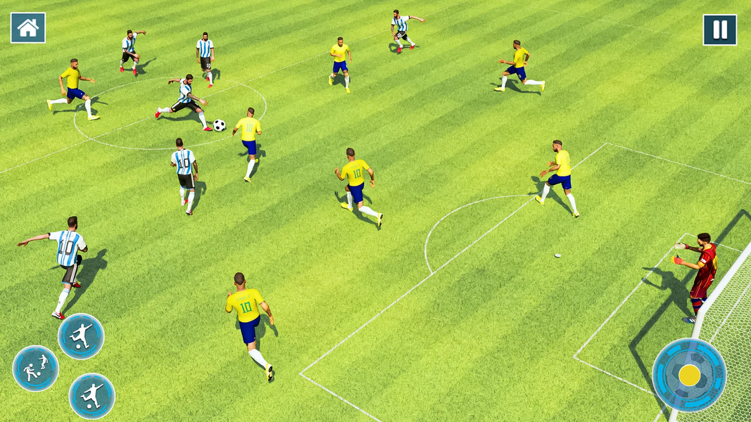 Soccer Games Football 2025 - Gameplay image of android game