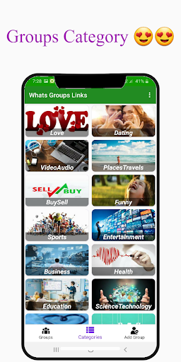 Group Links for whatsapp New Whats Group Links - Image screenshot of android app