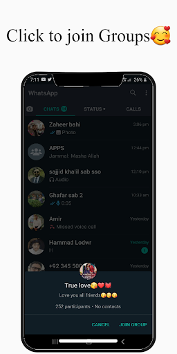 Group Links for whatsapp New Whats Group Links - Image screenshot of android app