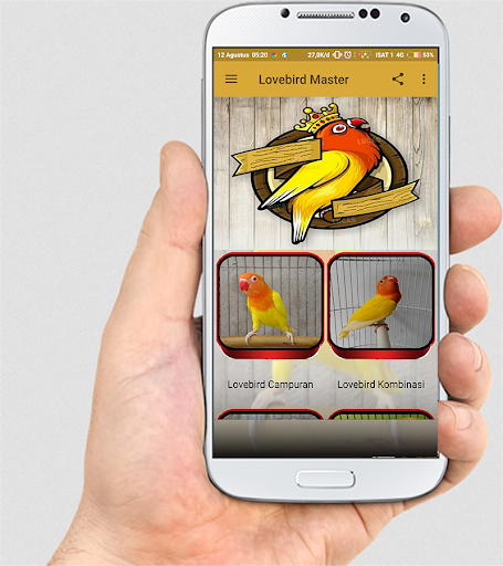 TERAPI LOVEBIRD MASTER - Image screenshot of android app