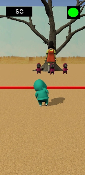 Red Light Green Light 3D Fun - Gameplay image of android game