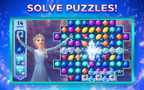 Disney Frozen Adventures - Gameplay image of android game
