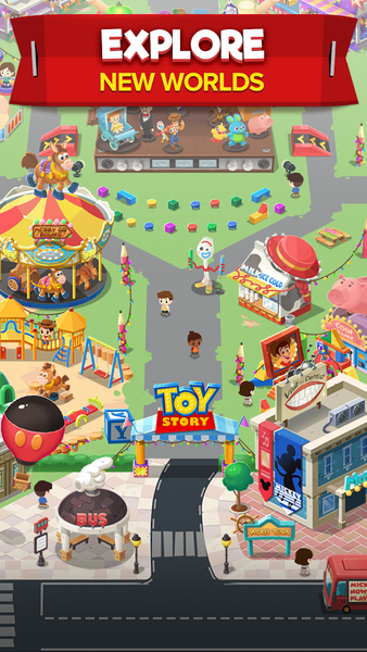 Disney Pop Town! Match 3 Games - عکس بازی موبایلی اندروید