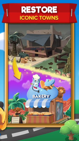 Disney Pop Town! Match ۳ Games - عکس بازی موبایلی اندروید