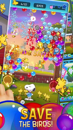 Bubble Shooter - Snoopy POP! - Gameplay image of android game