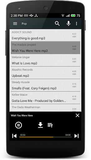 Download Mp3 Music - عکس برنامه موبایلی اندروید