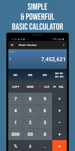 Smart Calculator - عکس برنامه موبایلی اندروید