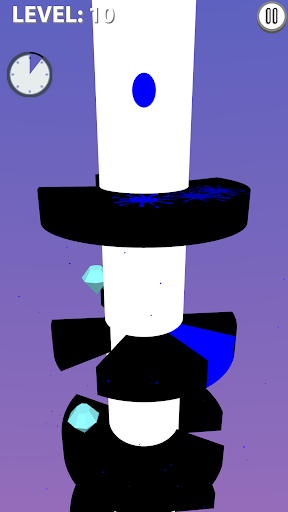 Helix Ball Fall - Gameplay image of android game