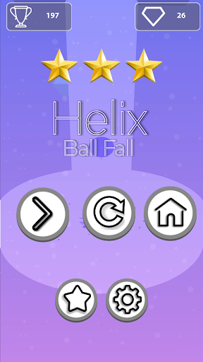 Helix Ball Fall - Gameplay image of android game