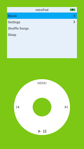 retroPod: ClickWheel Music App - Image screenshot of android app