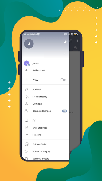JamGram Messenger Plus - Image screenshot of android app