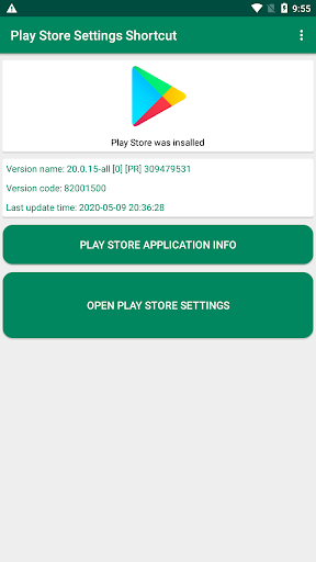 Play Store Settings Shortcut - Image screenshot of android app