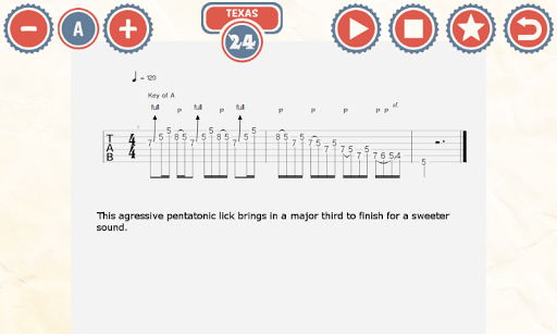 96 Blues Guitar Licks - Image screenshot of android app