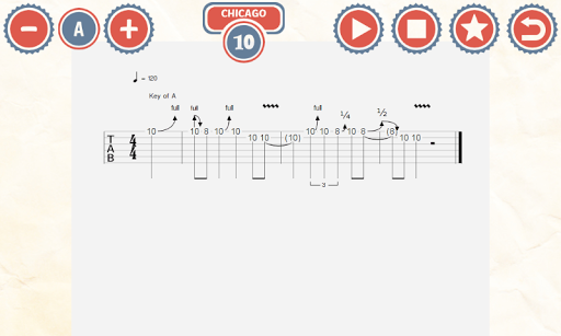 96 Blues Guitar Licks - Image screenshot of android app