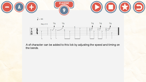 96 Blues Guitar Licks - Image screenshot of android app