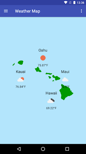 Aloha Weather - Image screenshot of android app