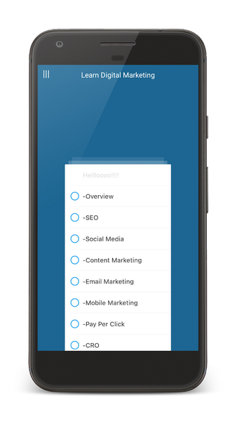 LEARN DIGITAL MARKETING - Image screenshot of android app