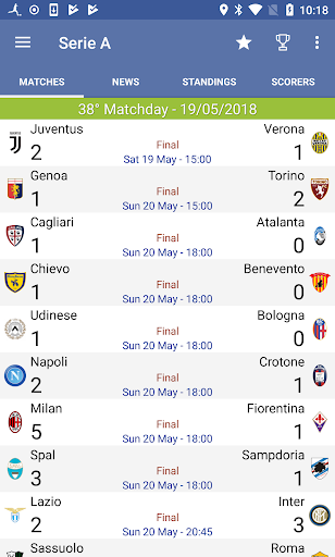 Italian Soccer ۲۰۱۹/۲۰۲۰ - عکس برنامه موبایلی اندروید