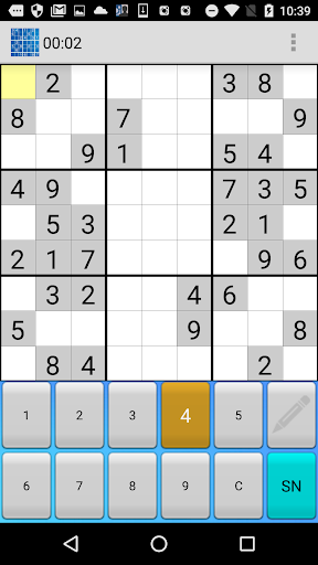 Sudoku Daily - Sudoku Extreme with 2k Puzzles - Gameplay image of android game