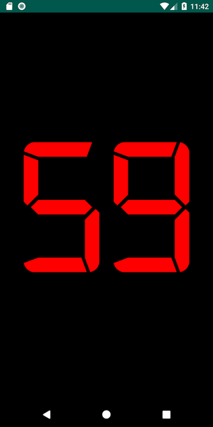 60 Seconds - Very simple timer - Image screenshot of android app
