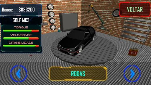 Golf Tuning Brasil - Rachas de Rebaixados - Gameplay image of android game