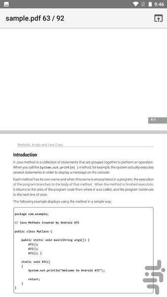 اصول جاوا برای توسعه Android™ - Image screenshot of android app