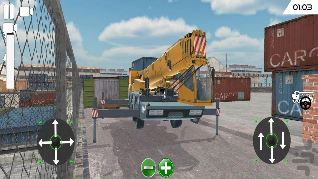 رانندگی با جرثقیل | بازی ماشین - عکس بازی موبایلی اندروید