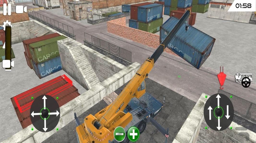 رانندگی با جرثقیل | بازی ماشین - عکس بازی موبایلی اندروید