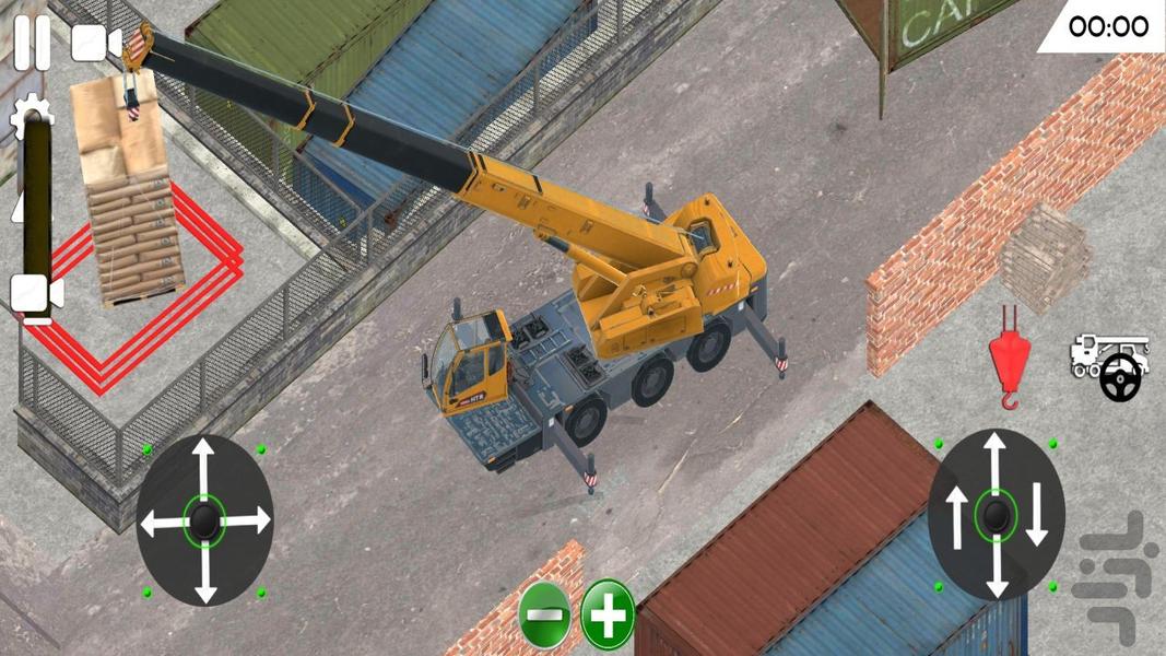 رانندگی با جرثقیل | بازی ماشین - عکس بازی موبایلی اندروید