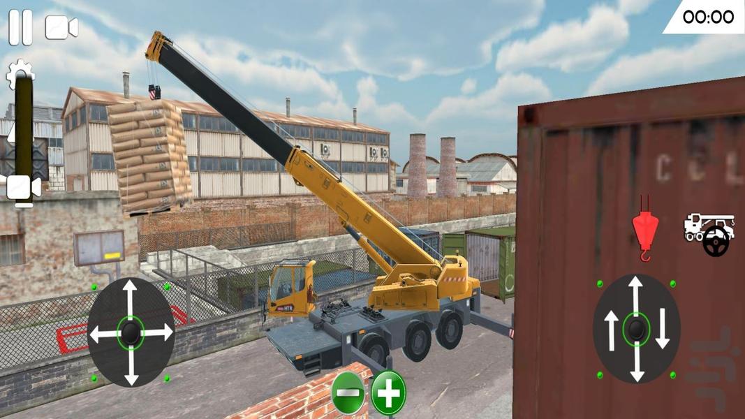 رانندگی با جرثقیل | بازی ماشین - عکس بازی موبایلی اندروید