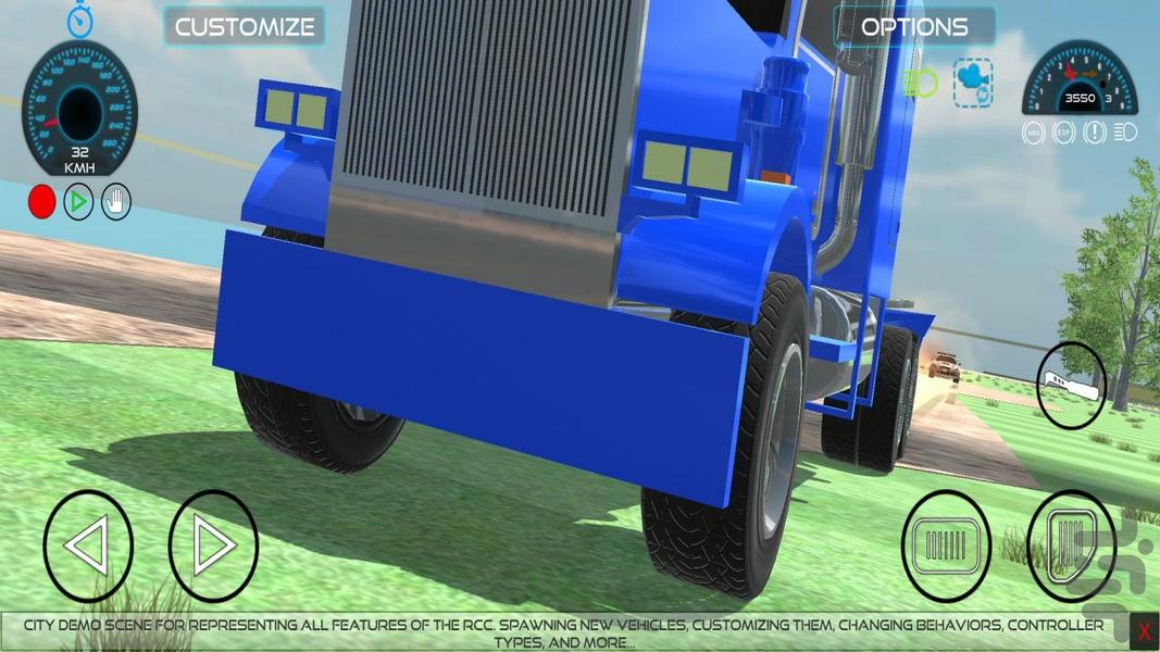 راننده تریلی ماک | بازی ماشین - عکس بازی موبایلی اندروید