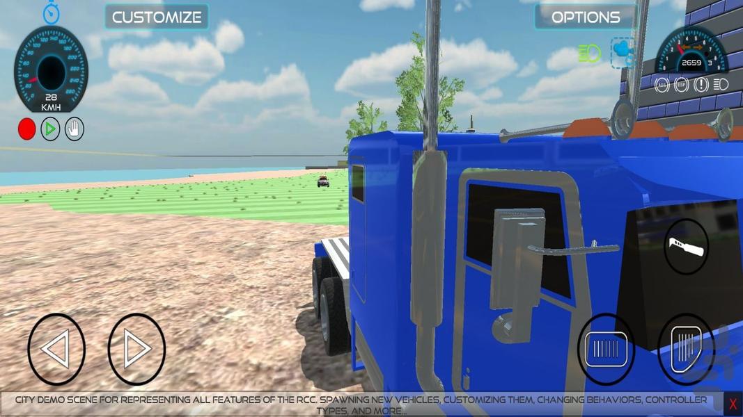 راننده تریلی ماک | بازی ماشین - عکس بازی موبایلی اندروید