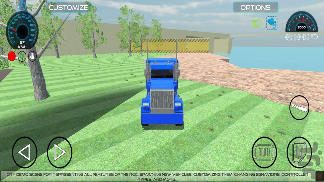 راننده تریلی ماک | بازی ماشین - عکس بازی موبایلی اندروید