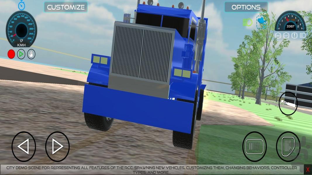 راننده تریلی ماک | بازی ماشین - عکس بازی موبایلی اندروید