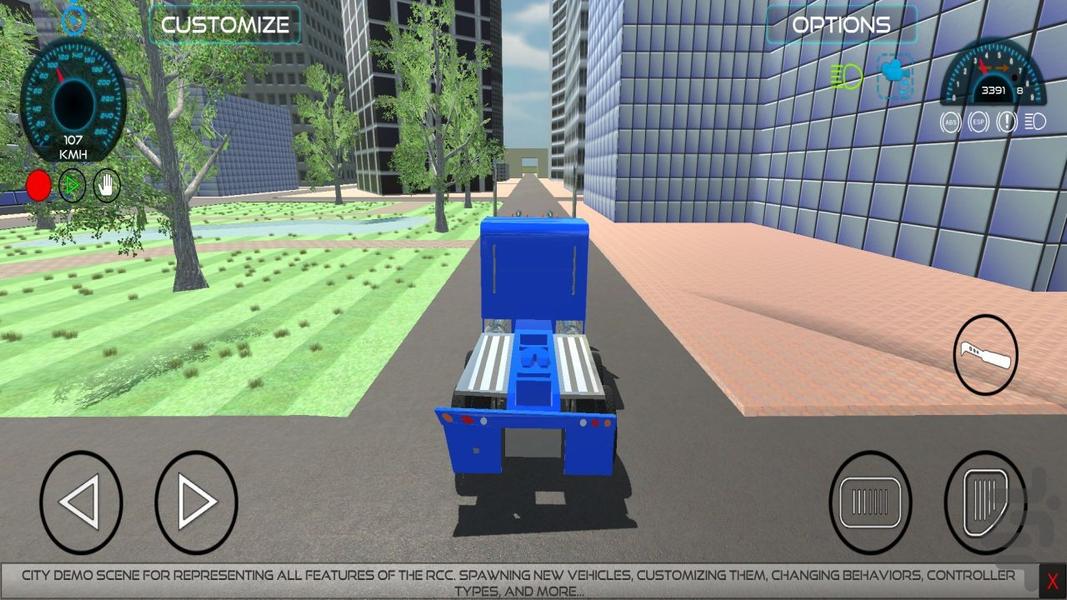 راننده تریلی ماک | بازی ماشین - عکس بازی موبایلی اندروید