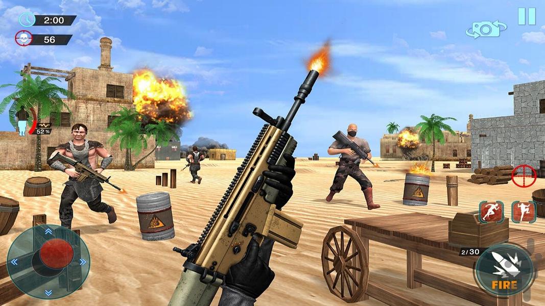 بازی تفنگی کانتر - Gameplay image of android game