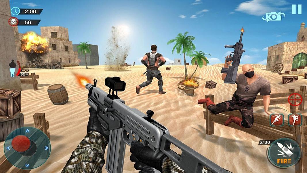 بازی تفنگی کانتر - Gameplay image of android game