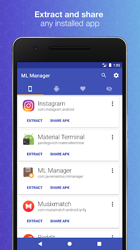 ML Manager: APK Extractor - عکس برنامه موبایلی اندروید