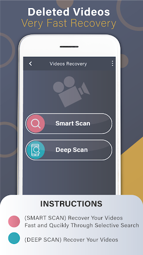 Recover deleted videos: video Recovery 2021 - Image screenshot of android app