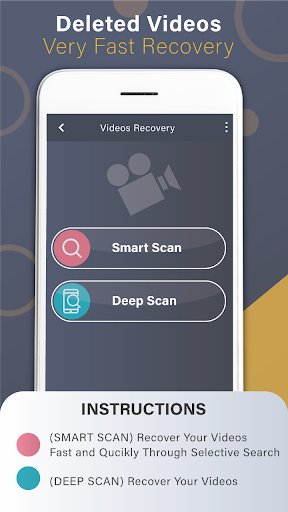Recover deleted videos: video Recovery 2021 - عکس برنامه موبایلی اندروید