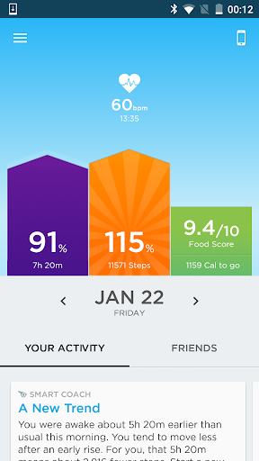 UP® – Smart Coach for Health - Image screenshot of android app