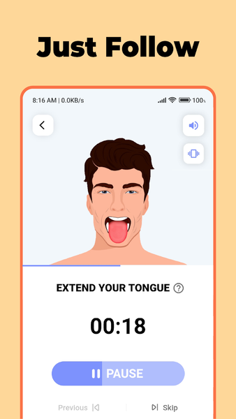 Mewing: Face Exercise for Jawline Chin Posture para Android - Descargar