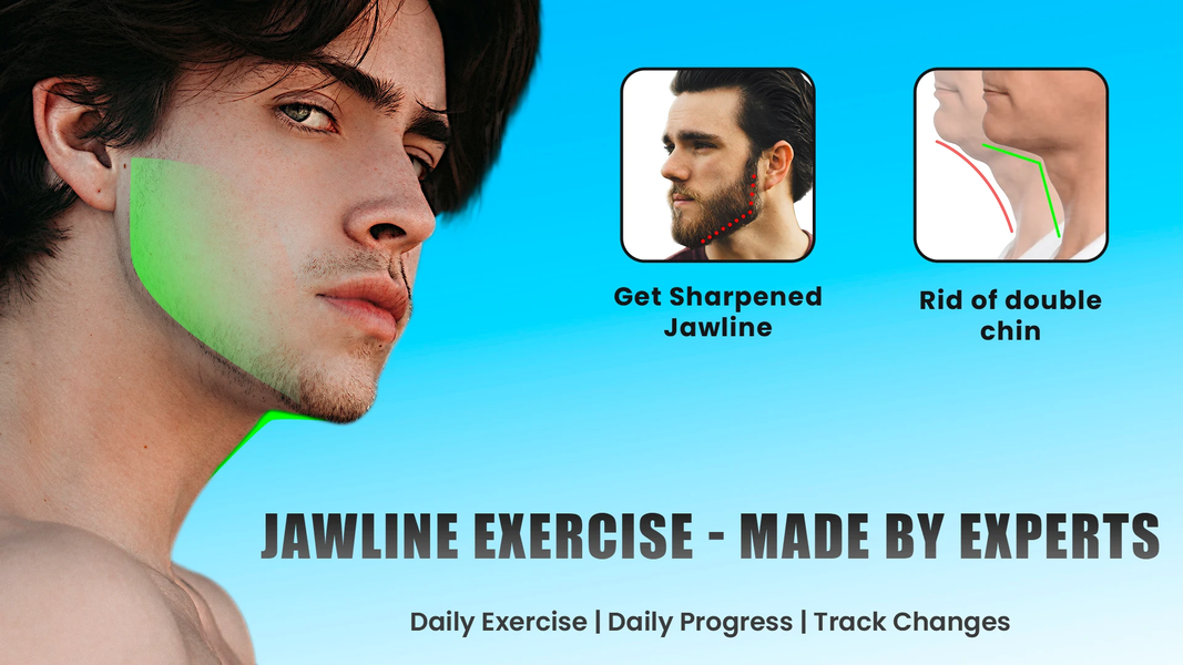 Jawline Exercises & Face Yoga - عکس برنامه موبایلی اندروید
