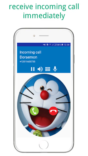 Funny Cartoon Calling - Fake Video Call - Image screenshot of android app