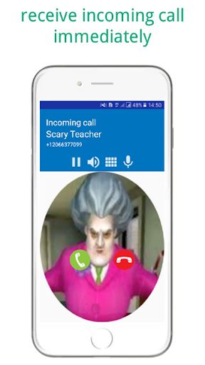 Prank - Scary Teacher Creepy Calling You - Image screenshot of android app