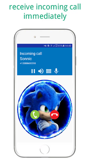 Prank- Sonnic Calling You - Image screenshot of android app